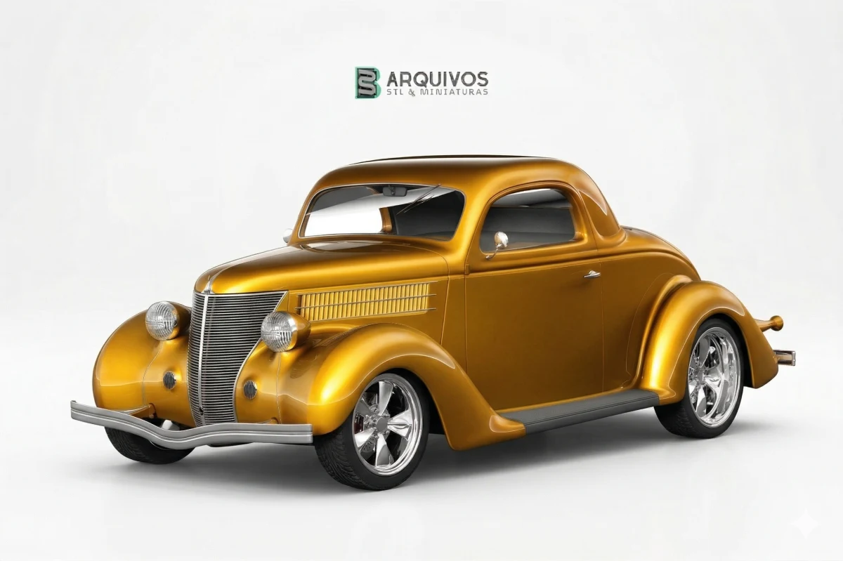 Modelo 3D STL - Ford 1937 Custom Street Rod — foto 4